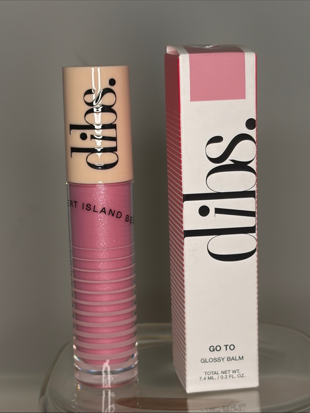 Dibs Glossier Go To Glossy Balm — Rock Candy